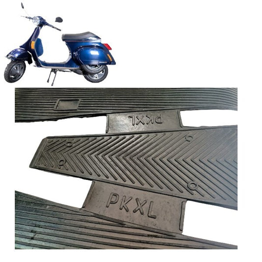 TAPPETINO PEDANA NERO IN GOMMA PER VESPA PK XL PIAGGIO *