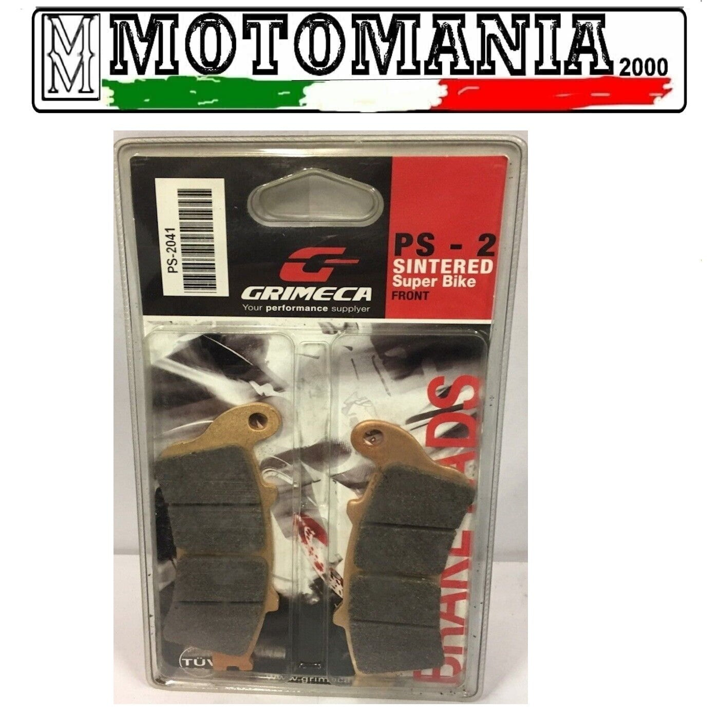 PS-2041 COPPIA PASTIGLIE GRIMECA HONDA CBF 500-600 VFR 800 - HORNET 1100 *