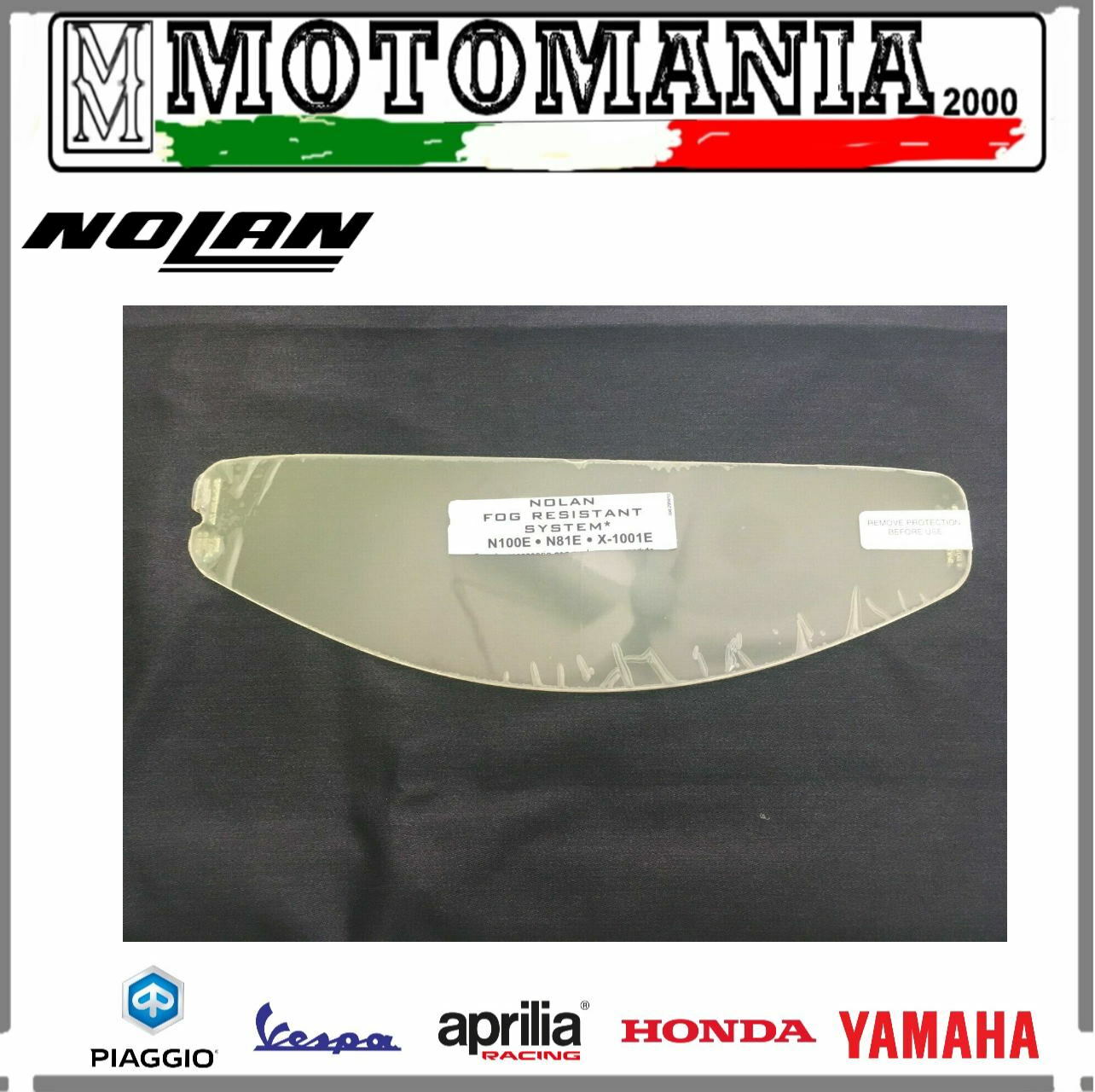 NOLAN VISIERA INTERNA ANTI FOG ANTI APPANNANTE PER CASCO NOLAN N100E-N81E-1001E