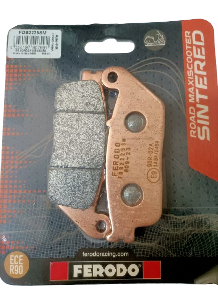 COPPIA PASTIGLIE FRENO ANT. E POST. FERODO HONDA SH 350 ABS 2021-2022-2023 *