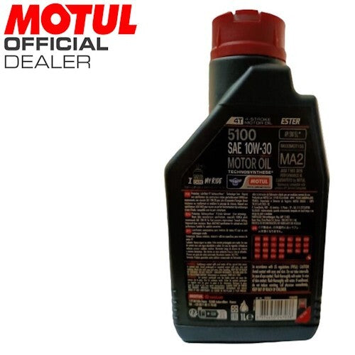 123011/S OLIO MOTORE MOTUL 5100 10W-30 4T - 1L *