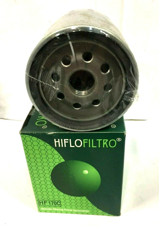 E1717101 HIFLO HF 171 HARLEY BUELL 2000-2001-2002 CHROME OIL FILTER