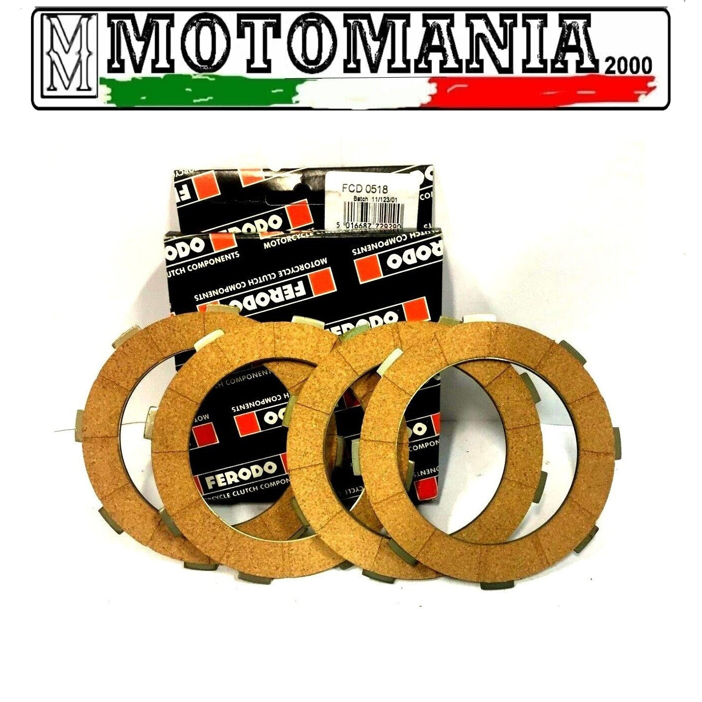 FCD0518 DISCHI FRIZIONE FERODO PIAGGIO VESPA COSA 2 150 ANNO DAL 1991 AL 1997 *