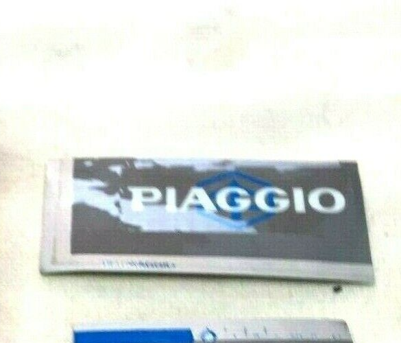487446 TARGHETTA ADESIVA ORIGINALE PIAGGIO LIBERTY 125 98-00 *