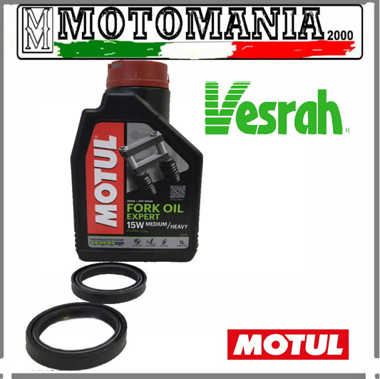 FORK OIL + OIL KIT 15W VESRAK 46X58X10.5 SUZUKI CU 1900 XV MIDNIGHT STAR*