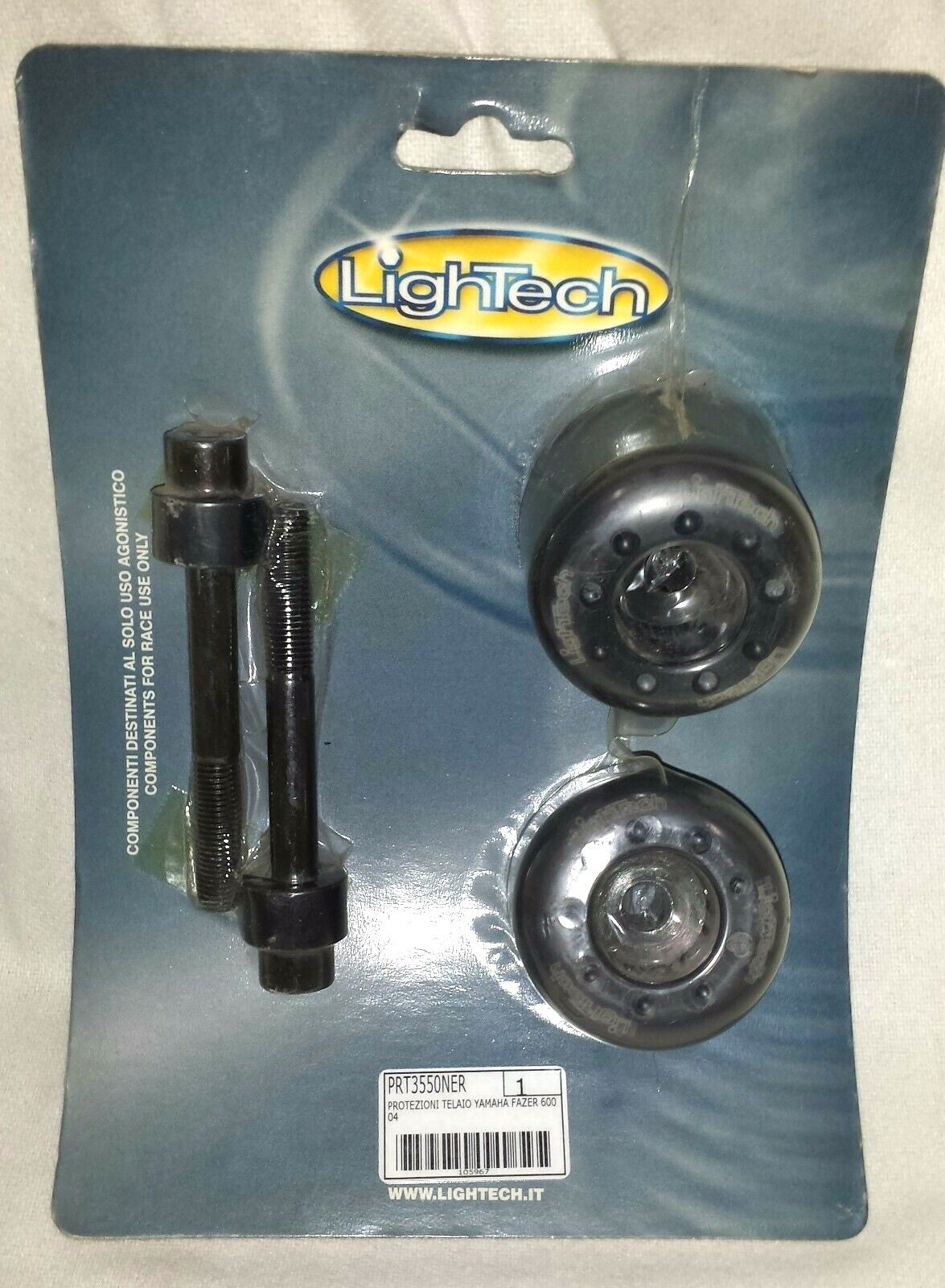 PARACARENE PROTEZIONI TELAIO LIGHTECH YAMAHA FZ6 FAZER 600 DAL 2004 AL 2012