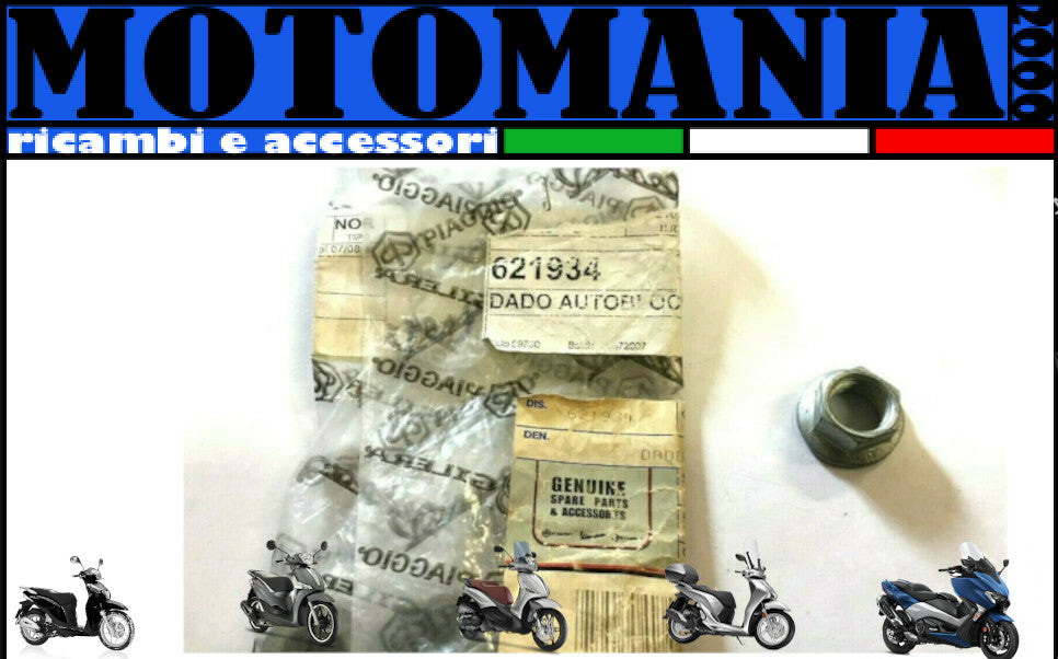 621934 AUTOBLOCK NUT. 12X1.25 ORIGINAL SWINGARM Piaggio Nexus 500