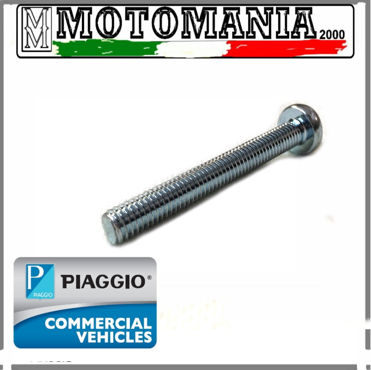 BEVERLY 400 2006-2007,VESPA LX 50 4T 2005-2013 SCREW M6X50 MM ORIGINAL PIAGGIO