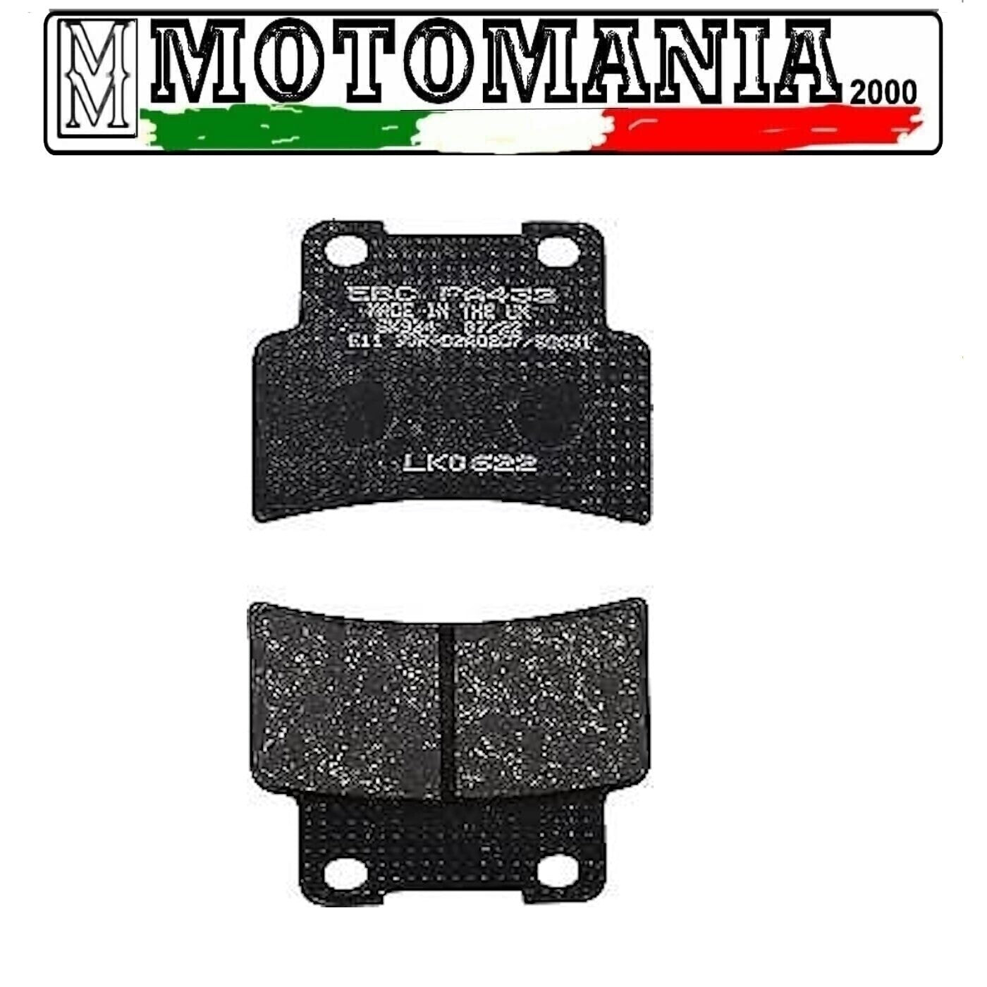 R1243200 PASTIGLIE FRENO APRILIA RS125 SL750 MANA 850 YAMAHA *
