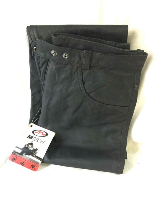 PANTALONE LADY PER MOTO DI PELLE TG.46 M-TECH