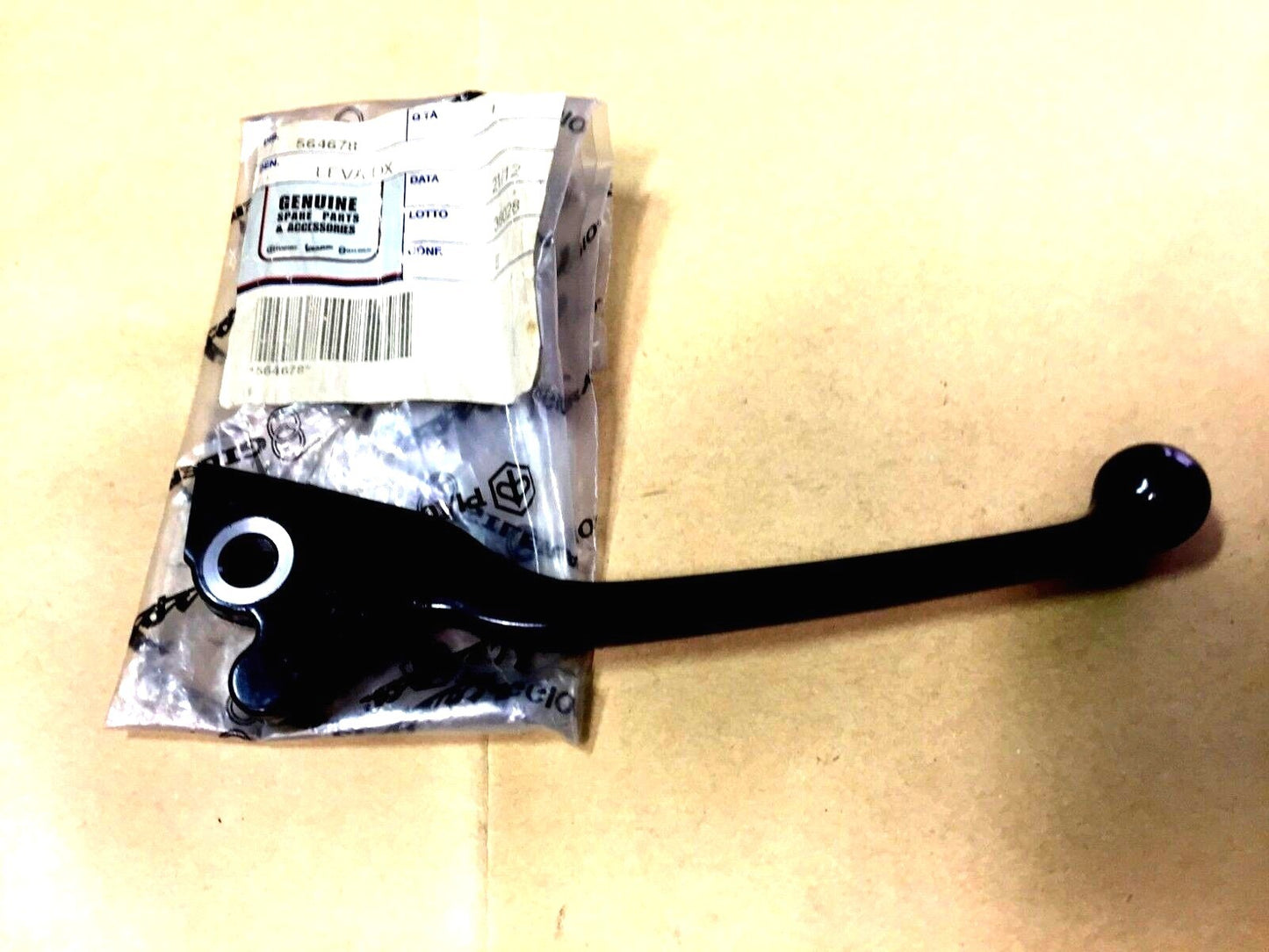 564678 BRAKE LEVER RIGHT-SX BLACK ORIGINAL PIAGGIO ZIP 50 SP 4T YEAR 2006-2013