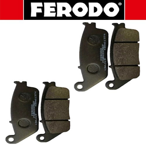 2 COPPIE PASTIGLIE FRENO ANTER. PER HONDA HORNET 600/600S DA 98 A 02 *