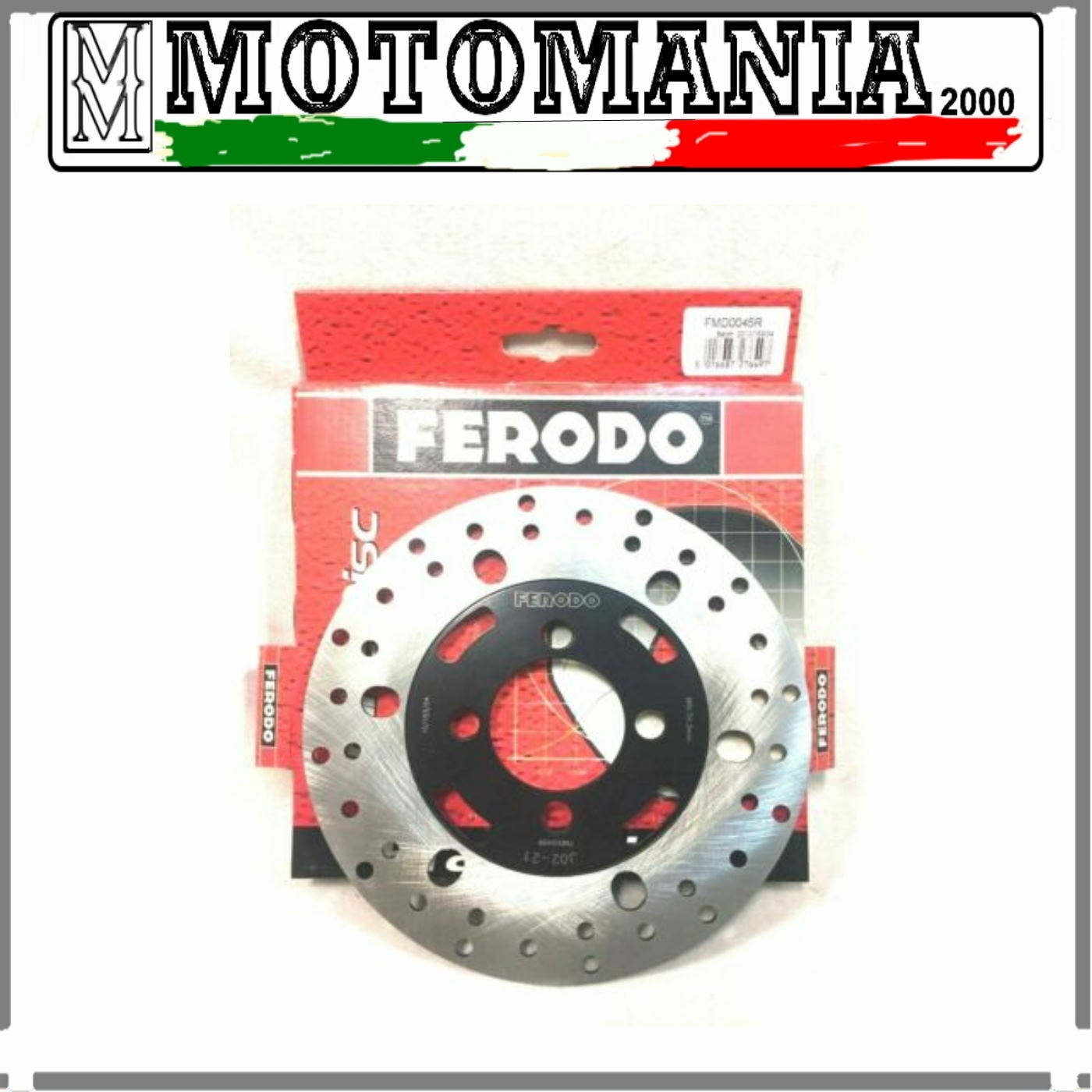 FMD0045R DISCO FRENO ANTERIORE MBK BOOSTER 50 *