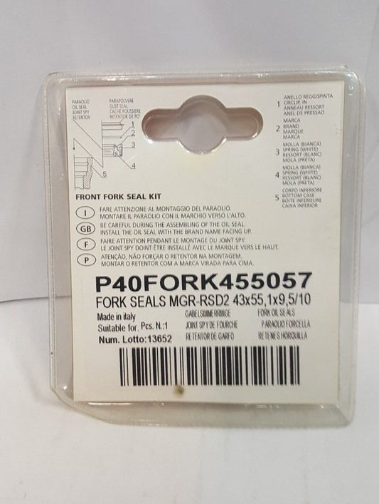 P40FORK455057 FORK OIL KIT 42X54X11 BMW 800 F-R YEAR 2015