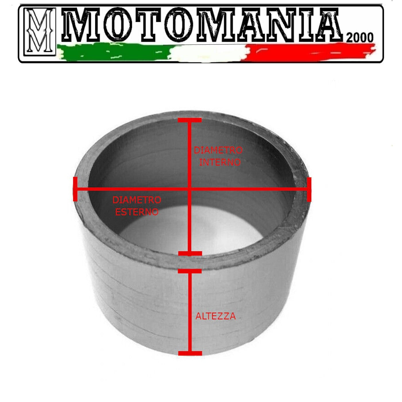 S410210012034 Boccola di Riduzione Tubo di Scarico HONDA SUZUKI *