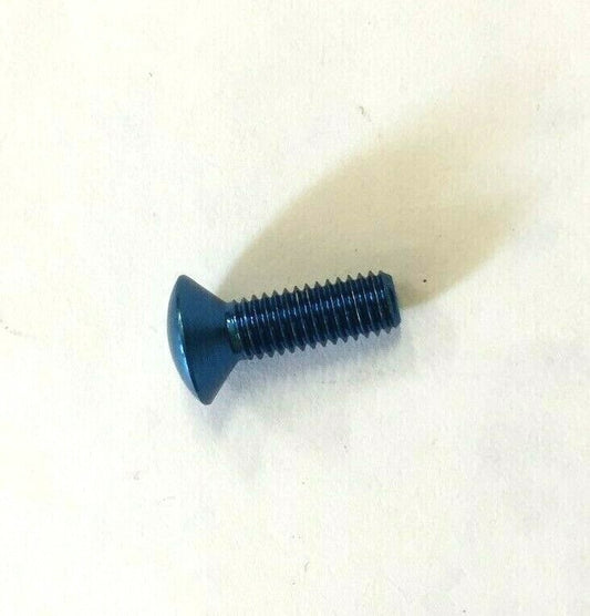 VITE PER CARENE IN ERGAL TESTA BOMBATA E SVASATA COLORE BLU 5X15 *