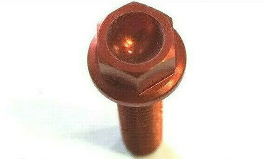 HEX HEAD SCREW dm.8 FOR FAIRINGS 6X25 RED IN ERGAL