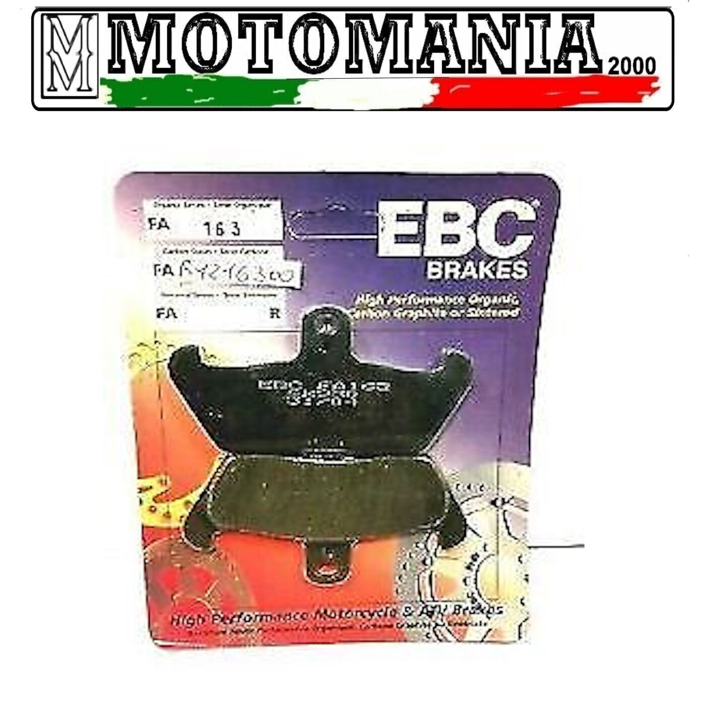 R1216300 PASTIGLIE FRENO ANTERIORE YAMAHA CAGIVA APRILIA MOTO GUZZI *