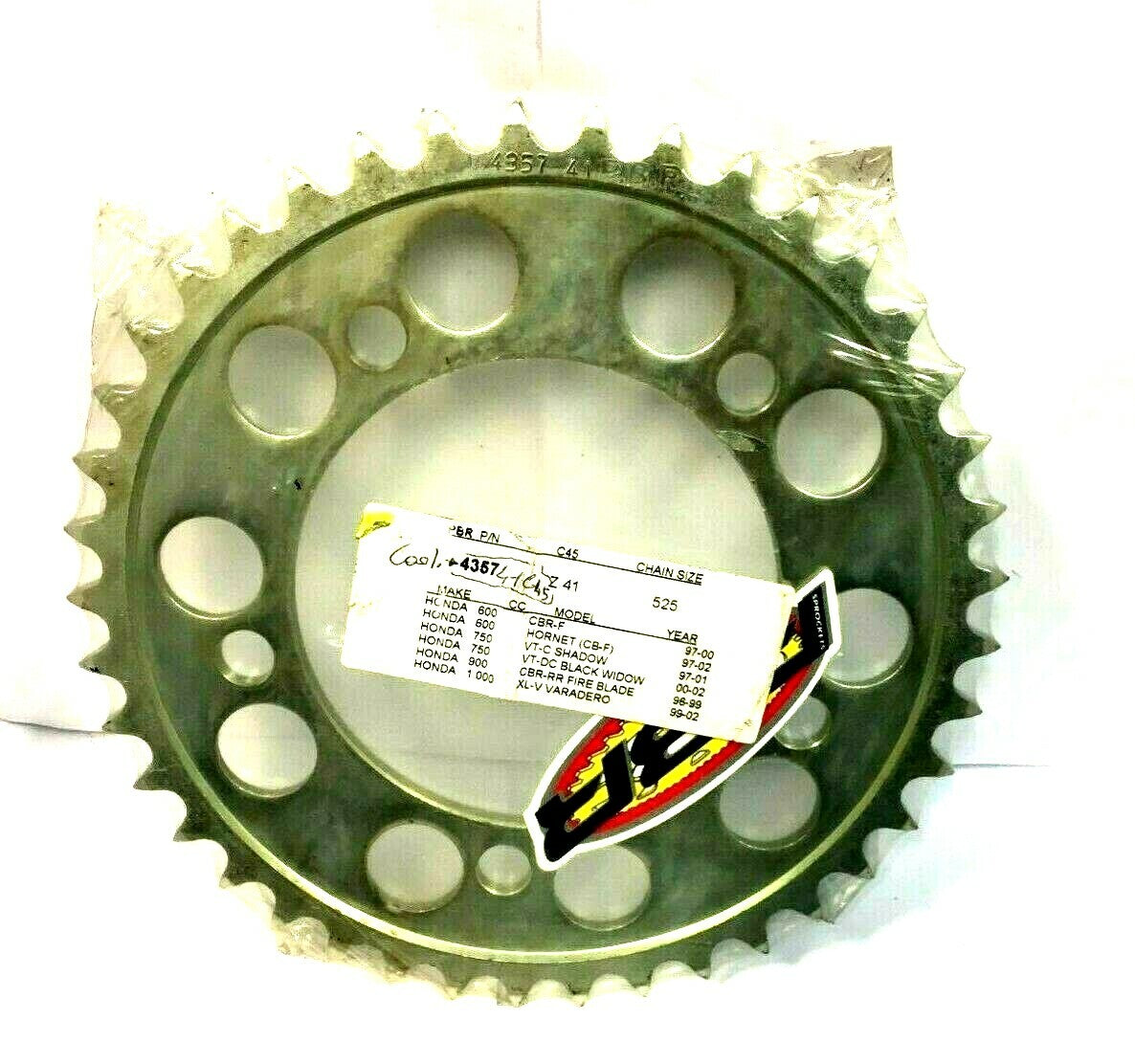 435741C45 CORONA DENTI 41 PASSO 525 PBR HONDA CBR-RR 900 FIREBLADE 1996-1999