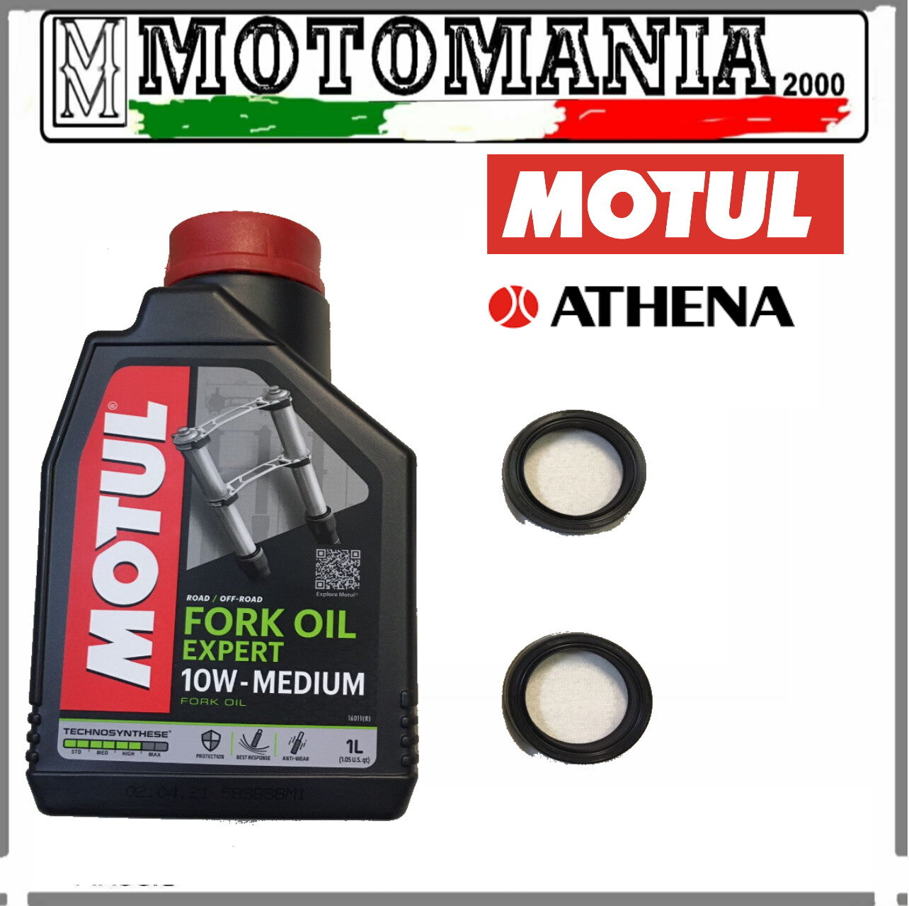 MOTUL 38x50x8/9.5 VERSITY XC 300 YEAR 2003-2009 10W FORK OIL KIT
