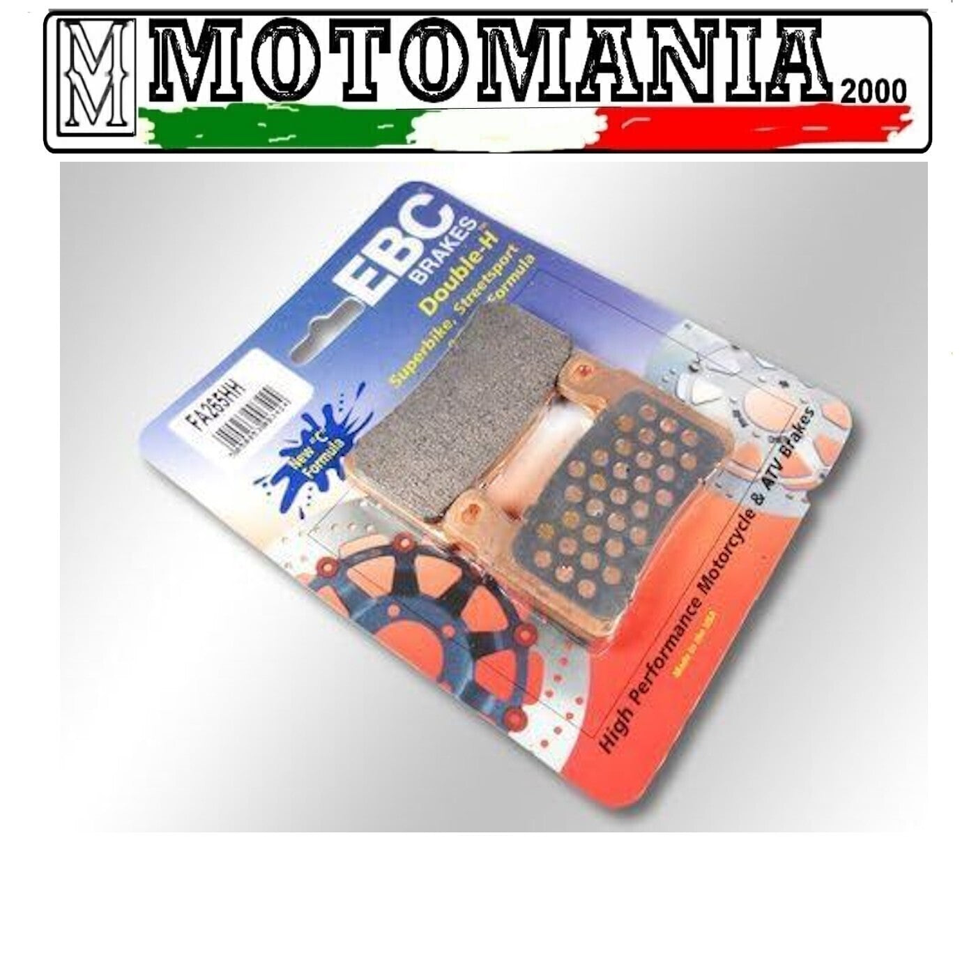 R1832000 PASTIGLIE FRENO POSTERIORE HH MV AGUSTA *