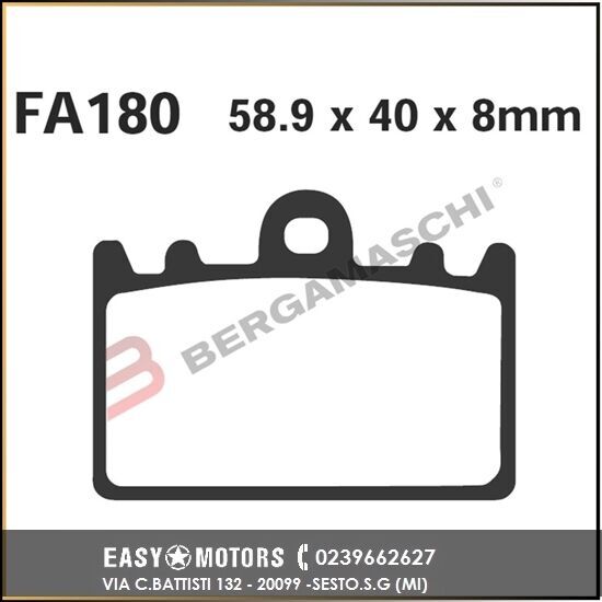 R1218000 PASTIGLIE FRENO SUZUKI RGV250 KAWASAKI ZXR 400