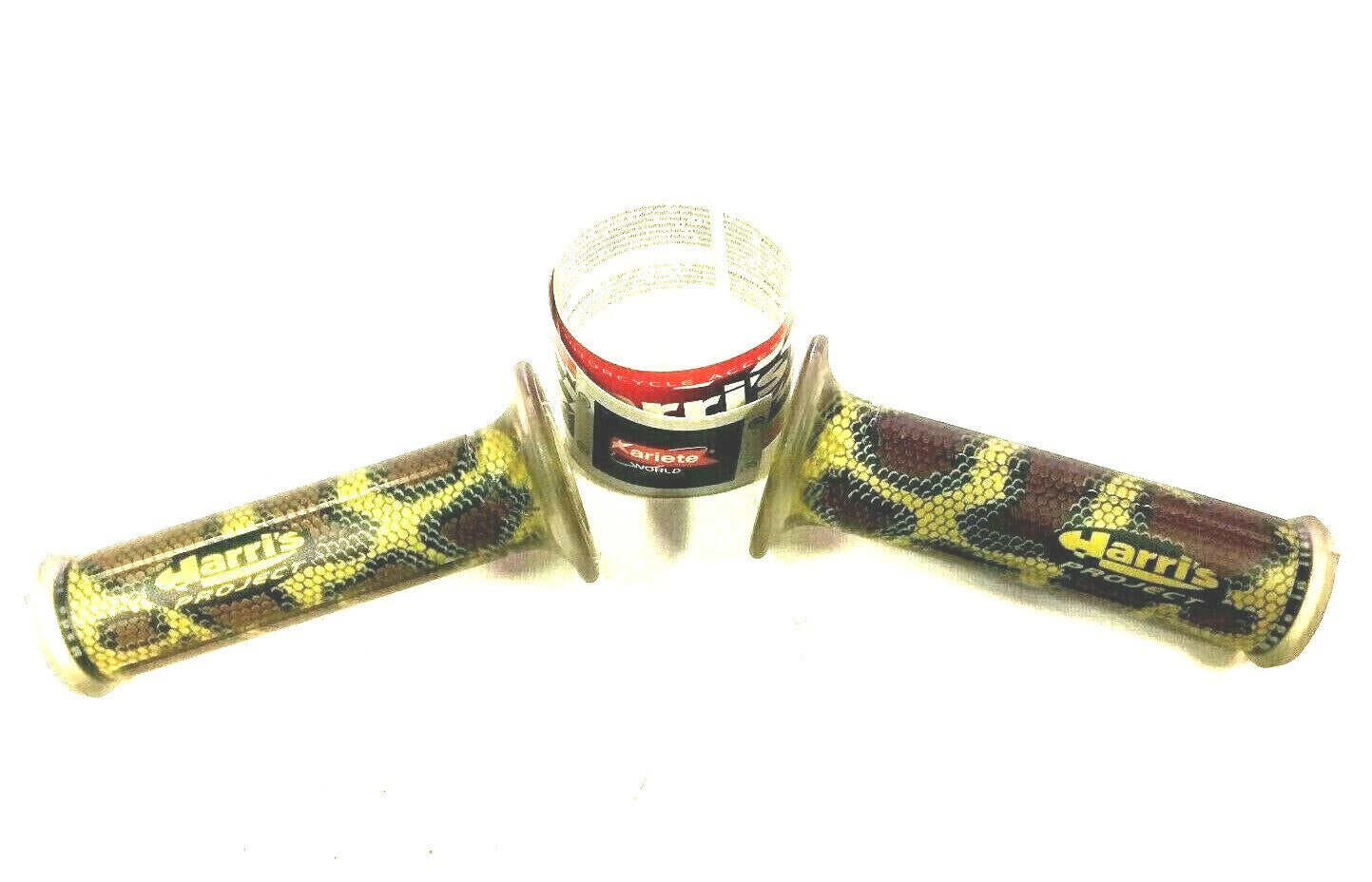 01687-PI ARIETE COPPIA MANOPOLE UNIVERSALI MOTO E SCOOTER FORATE