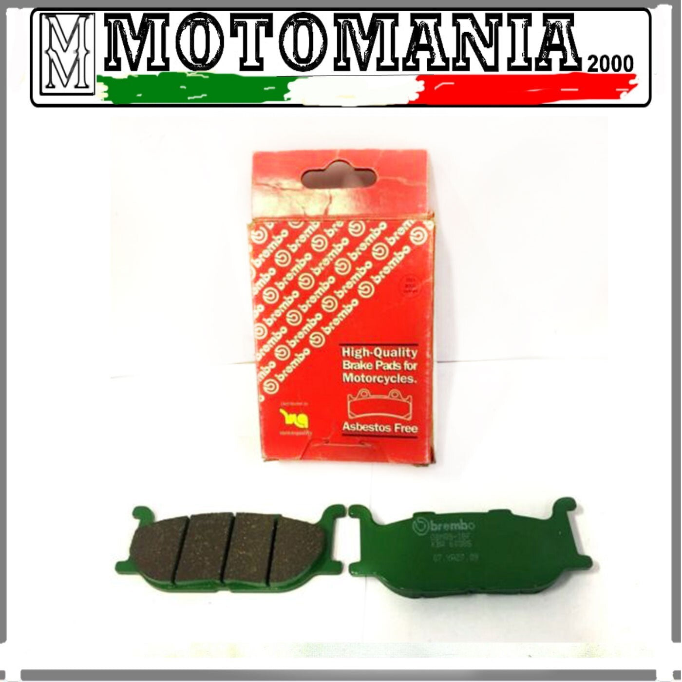 07.YA27.09 CP FRONT BRAKE PADS YAMAHA T-MAX 500-01-03 MAJESTY 400