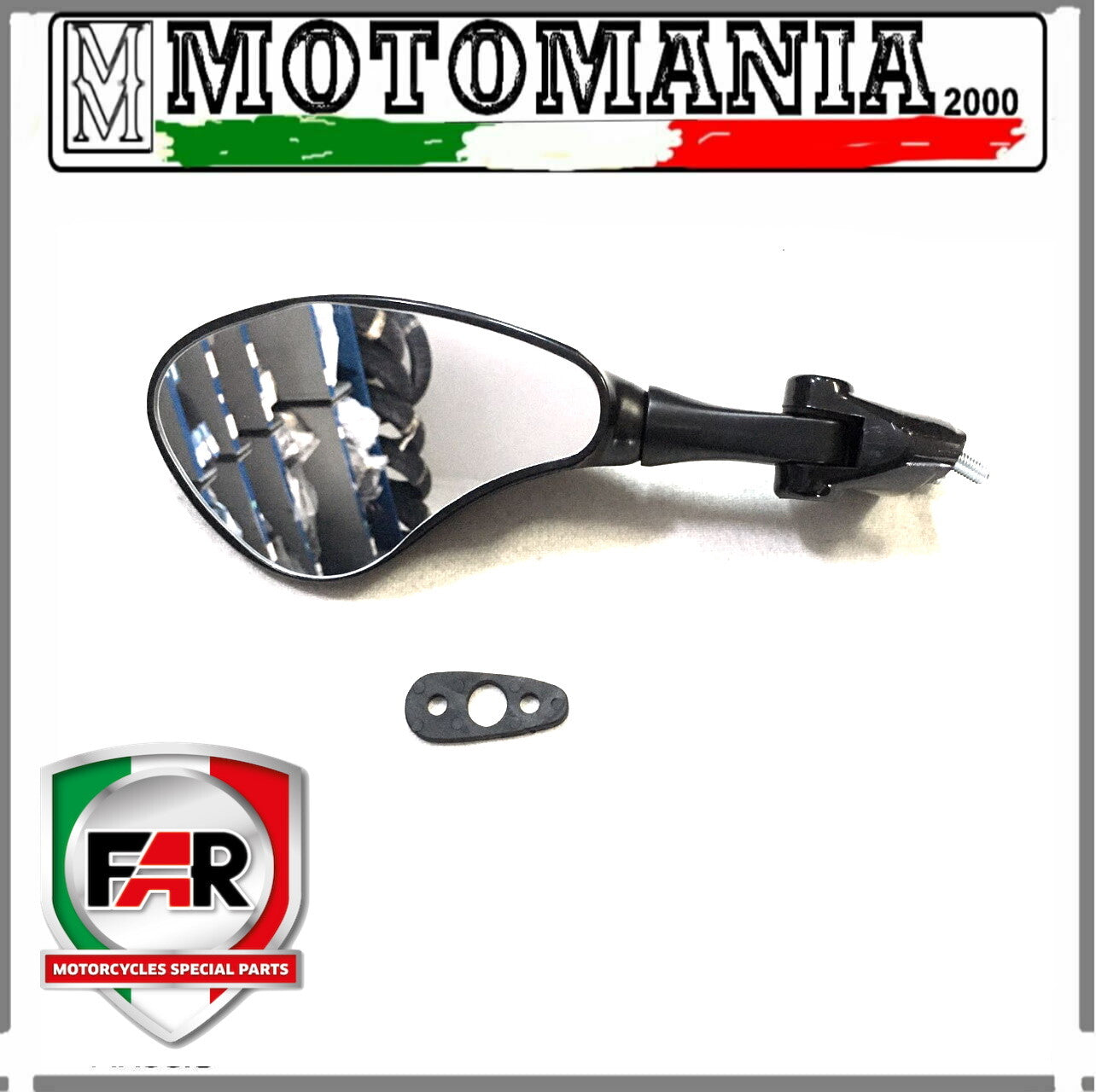 BLACK SX REARVIEW MIRROR FOR SUZUKI GSX 600-750 TL 1000 R-S