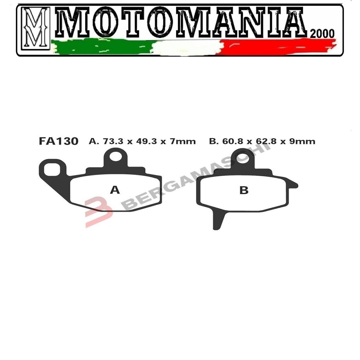 R1213000 PASTIGLIE FRENO ANTERIORE KAWASAKI KLR 650 *