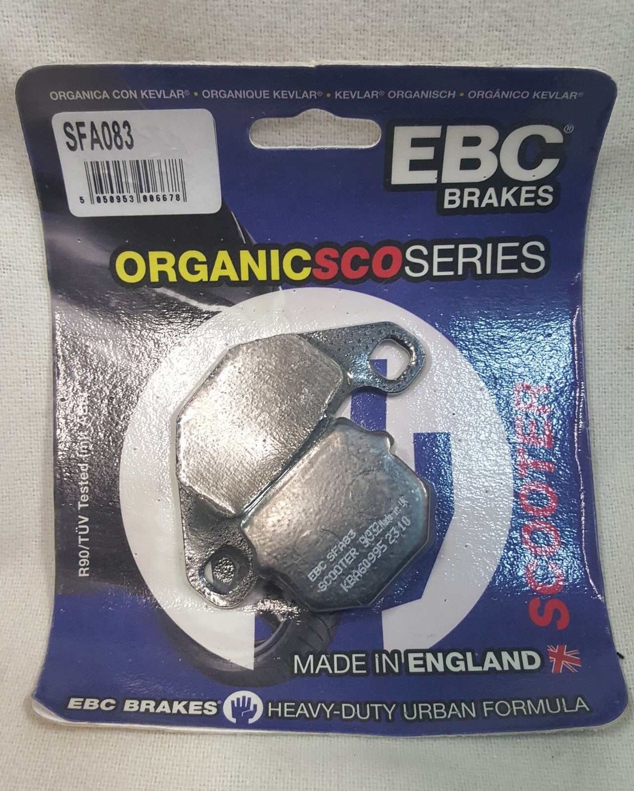 PAIR OF PADS EBC SFA SFA083 MALAGUTI SUZUKI PEUGEOT