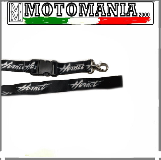 LACCIO PORTA CHIAVE HONDA HORNET NERO E BIANCO