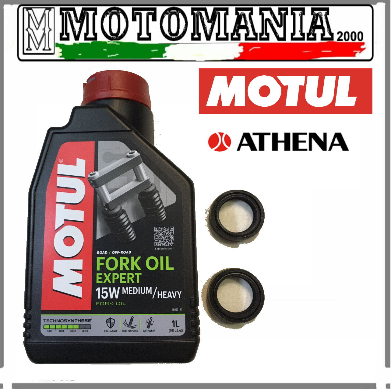 KIT PARAOLI + OLIO FORCELLA 15W MOTUL KAWASAKI Z 200 1981-1983