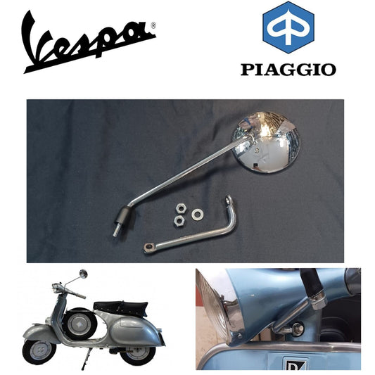 SPECCHIETTO SX OMOL. CON ATTACCO PER VESPA 125-150 VB1 VNB VBB GS 150 *