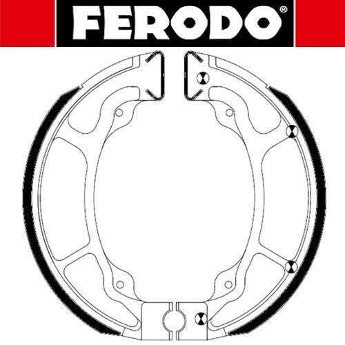 225129281 GANASCE FRENO FERODO ECO FSB963A PER HONDA SH 125-150 *