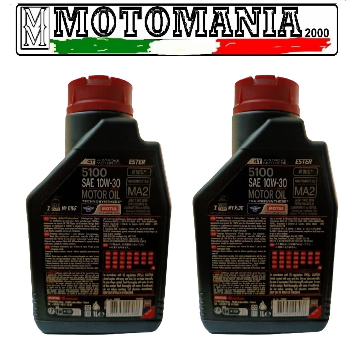 123011/S OLIO MOTORE MOTUL 5100 10W-30 4T - 2L *