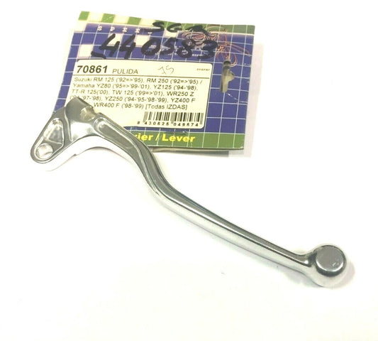VICMA 70861 LEVA FRENO SX CROMATA SUZUKI RM 125 -250 ANNO 1992 A 1995