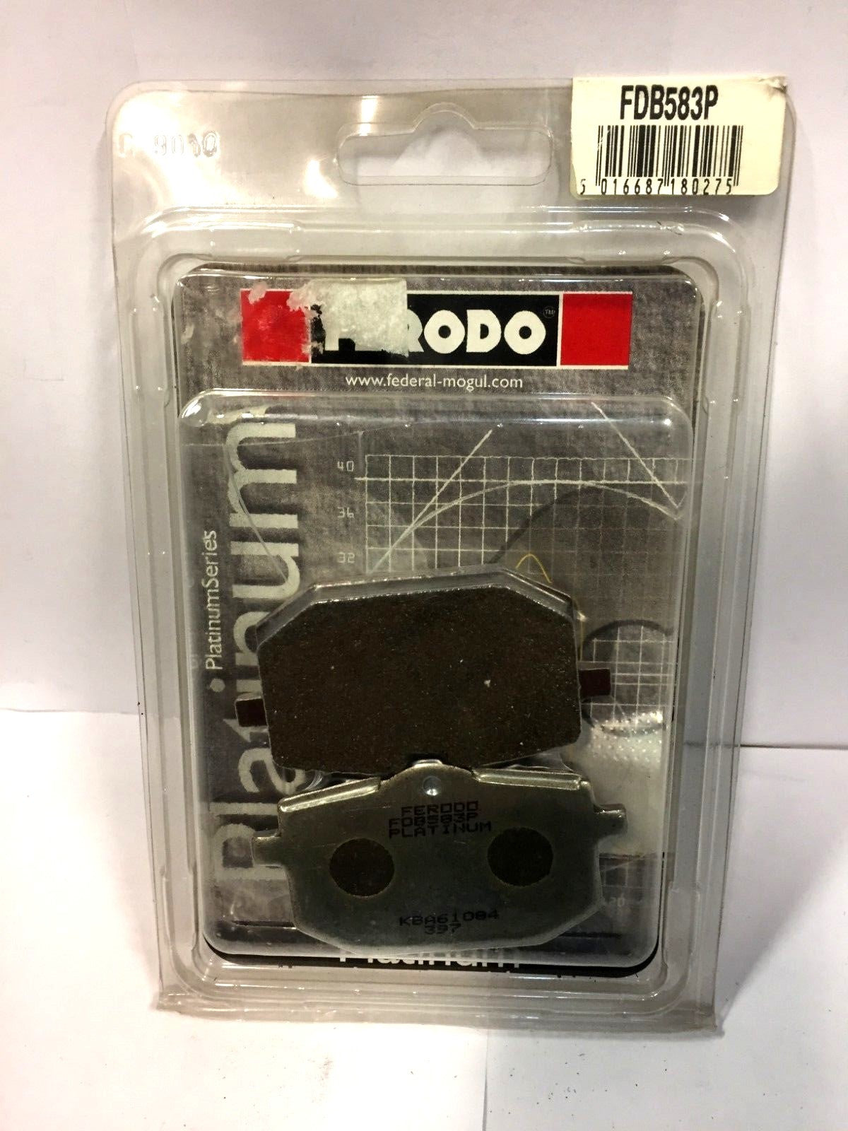 FDB583P CP PASTIGLIE FRENO ANTER. FERODO YAMAHA XT 600 TENERE ANNO 1985 -1991