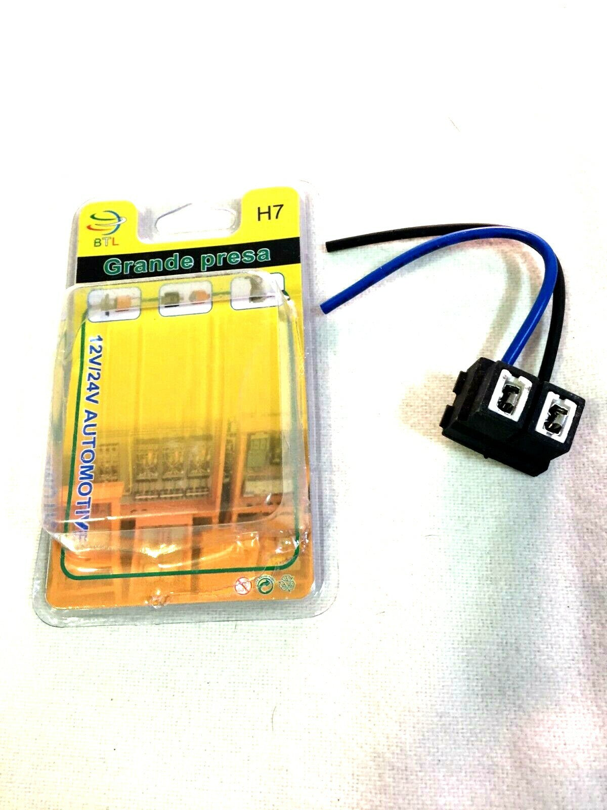 PORTA LAMPADA H7 12-V 24-V PER MOTO SCOOTER E AUTO