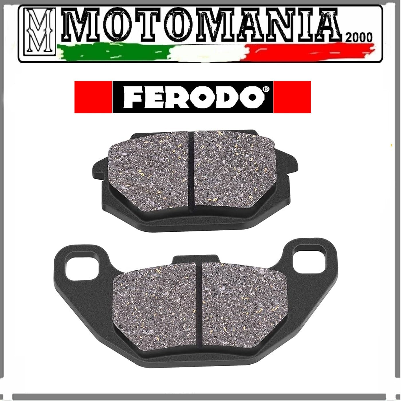 FDB2096EF PASTIGLIE FRENO POSTERIORE KYMCO SYM KAWASAKI LAVERDA ARCTIC CAT