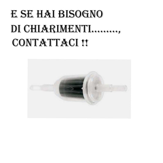 FILTRO BENZINA ELEMENTO IN CARTA 6/8 MM PER PIAGGIO APE,VESPA, SCOOTER, MOTO *