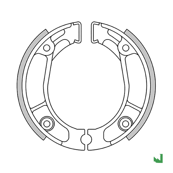 GF1178 - NEWFREN GANASCE TAMBURO FRENO HONDA