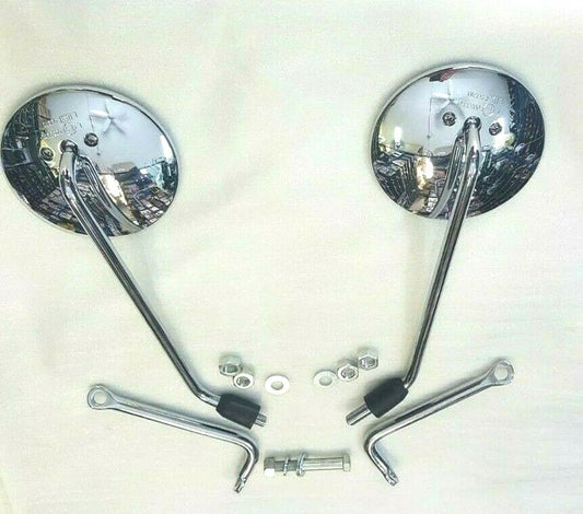 CP SPECCHIETTI SX-DX OMOL CON ATTACCHI PER VESPA 125-150 VB1 VNB VBB GS 150  *