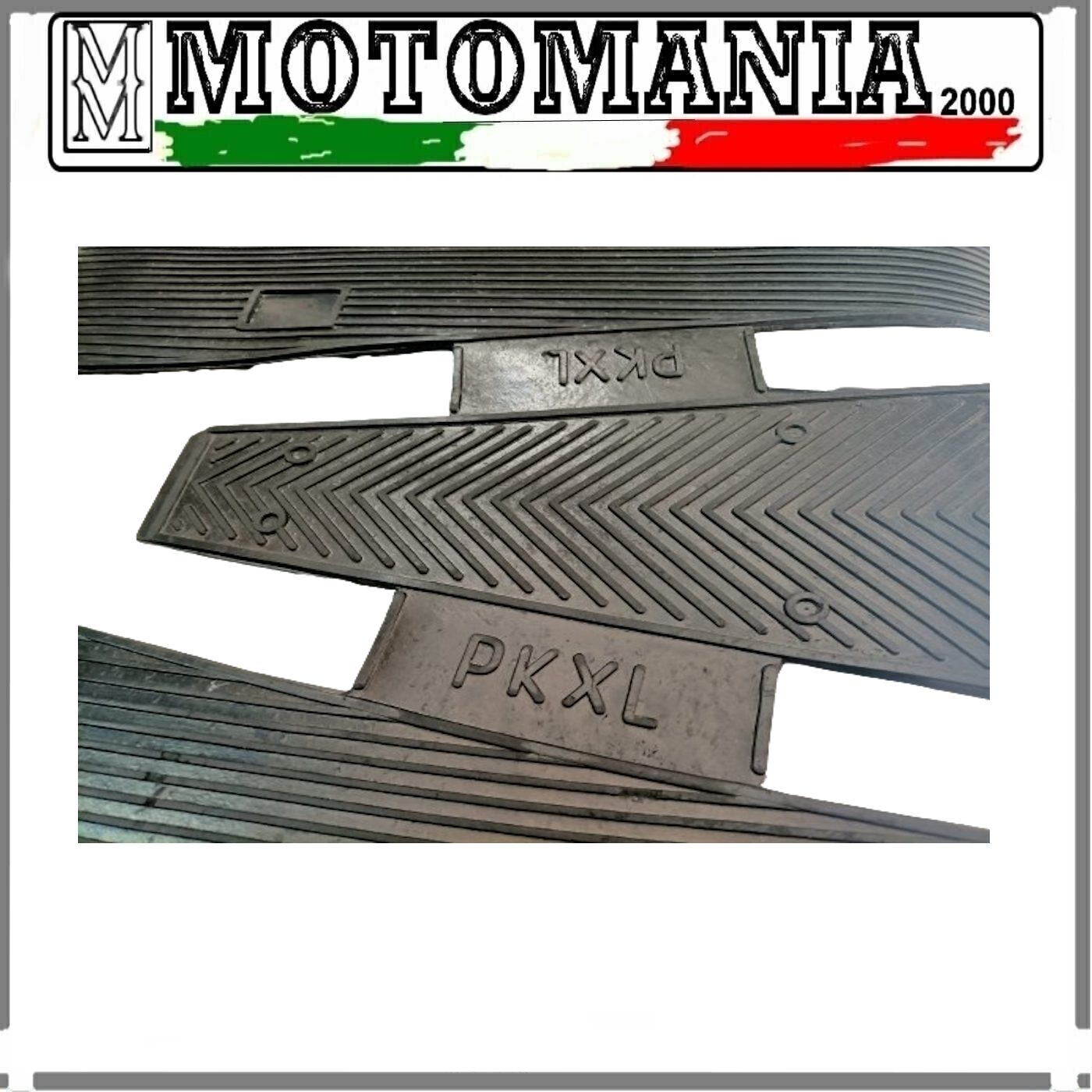 TAPPETINO PEDANA NERO IN GOMMA  PER VESPA PK XL  PIAGGIO  *