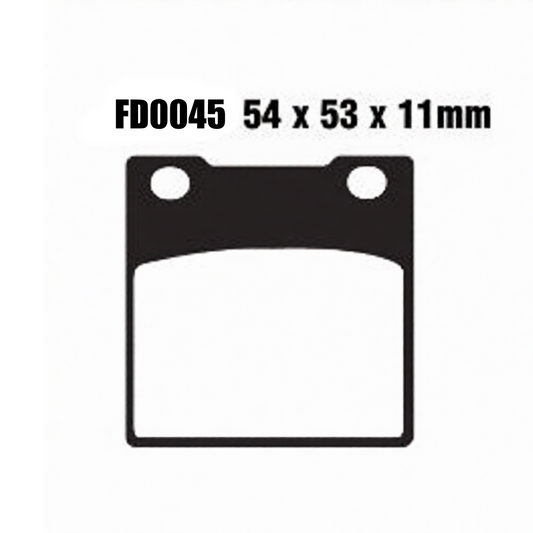 Pastiglie Freno Newfren per HONDA CB 250/400/6 50 (cod.  FD0045)