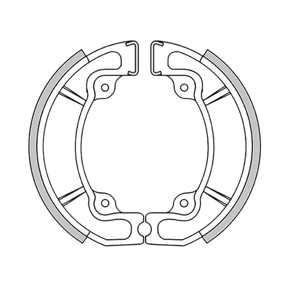 GF0219 - Ganasce freno posteriori NEWFREN PER CAGIVA/GILERA (DESCRIZIONE)