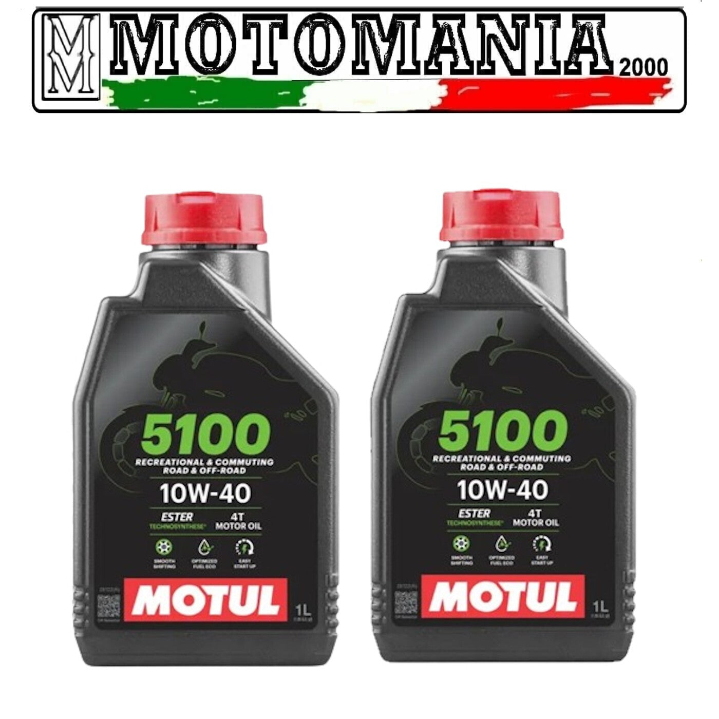 104066  OLIO MOTORE MOTUL  5100 10W40 4T - 2L   *