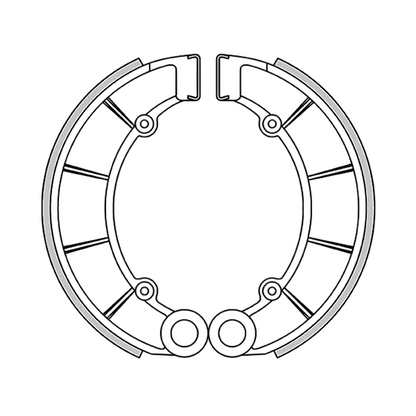 GF1109 - NEWFREN GANASCE FRENO POSTERIORE PER HONDA CB 750 CB A Z 650