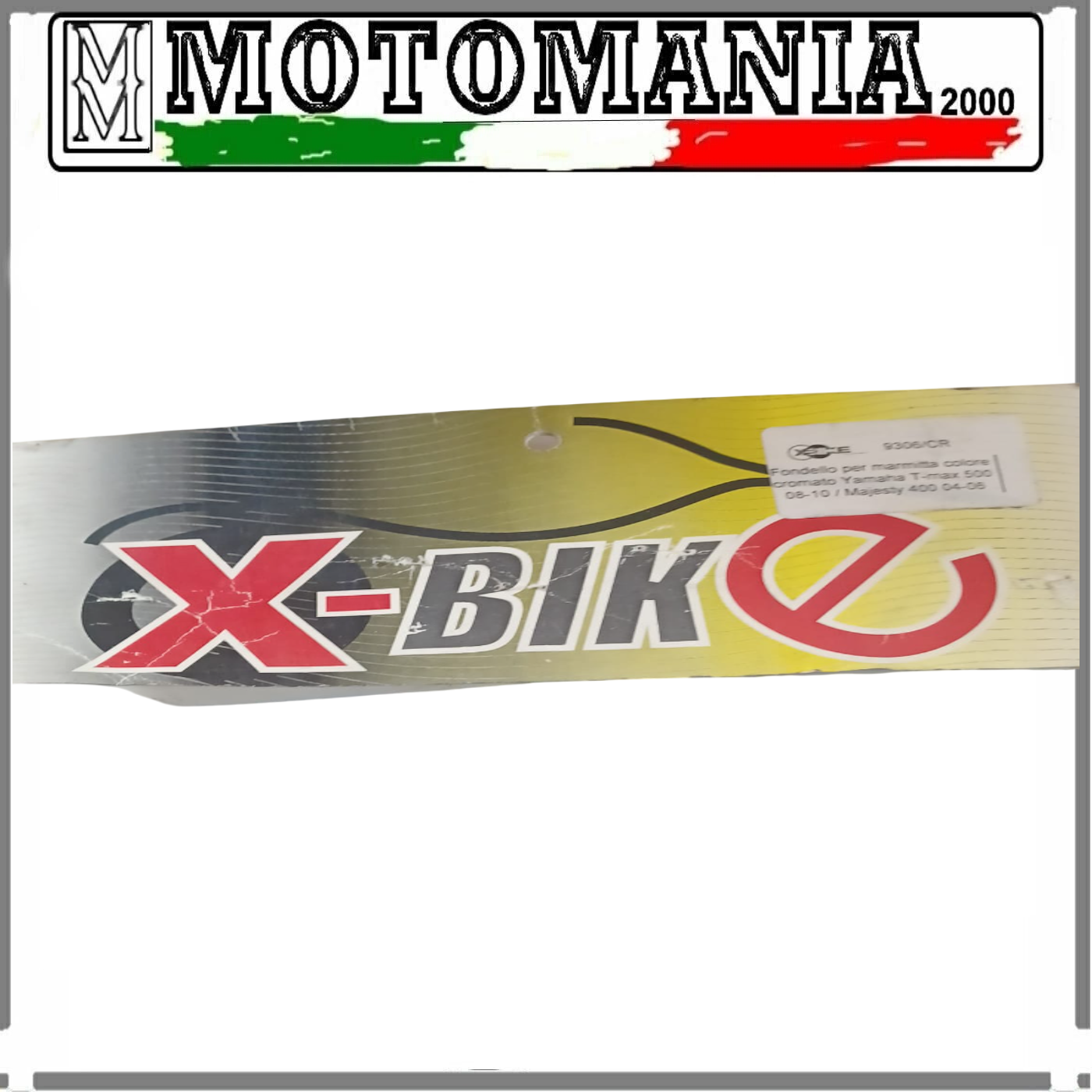 9306/CR - XBIKE FONDELLO MARMITTA PER YAMAHA T-MAX 500 08/10 / MAJESTY 400 04-06