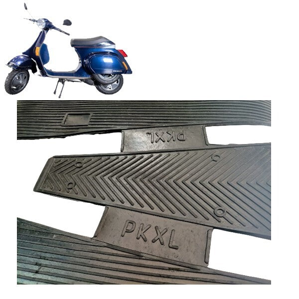 TAPPETINO PEDANA NERO IN GOMMA  PER VESPA PK XL  PIAGGIO  *